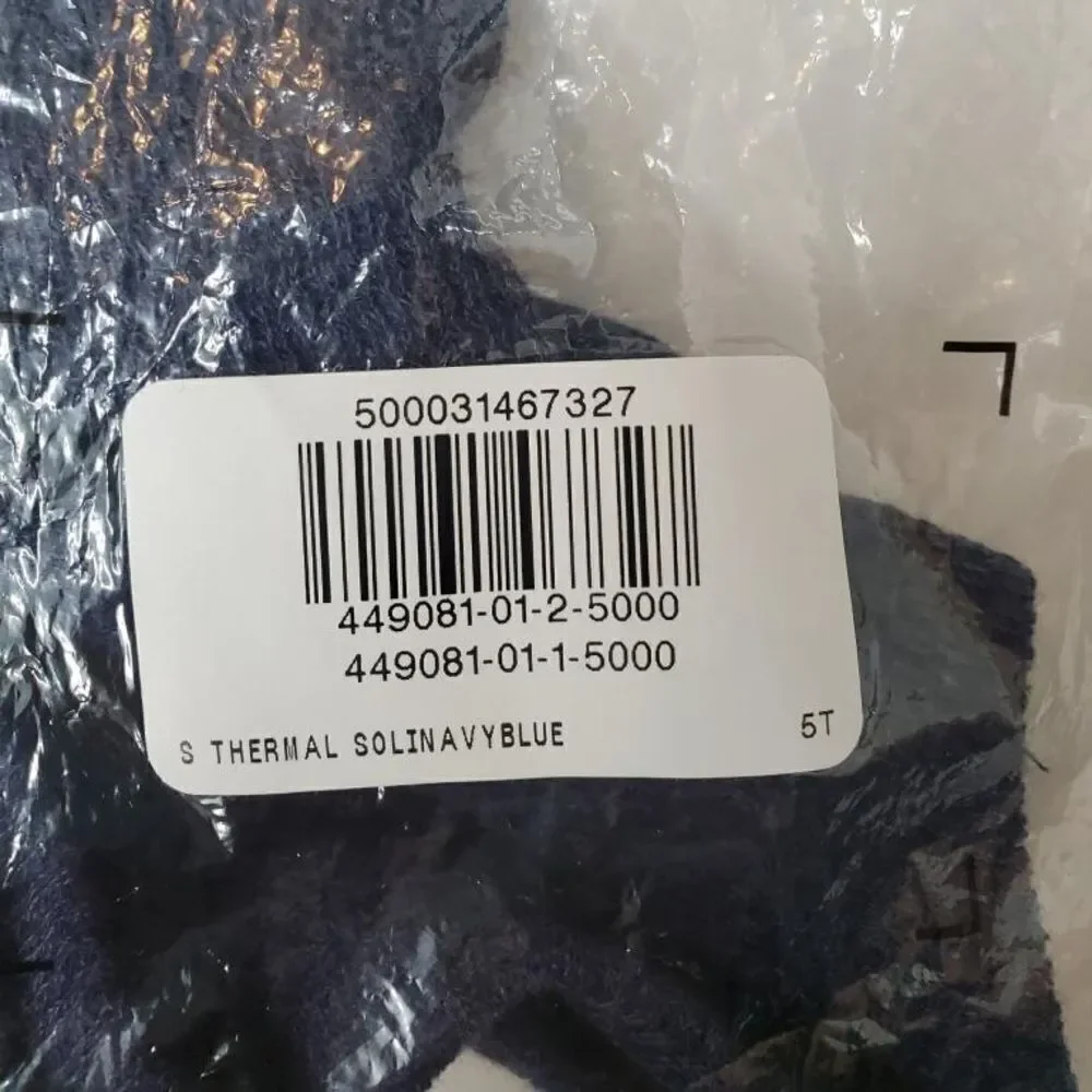 🔥4/$25 Old Navy Long Sleeve Thermal Navy Blue, 5t